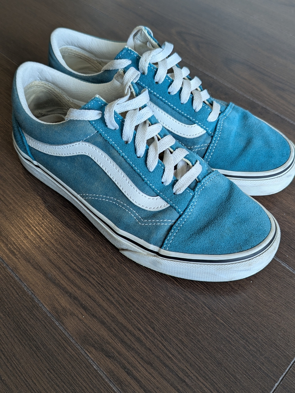 Vans Blue Old Skool Skate Shoe Womens Size 7.5